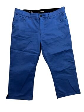 Liz Claiborne Sara Crop Mid Rise Pants Blue Size 16